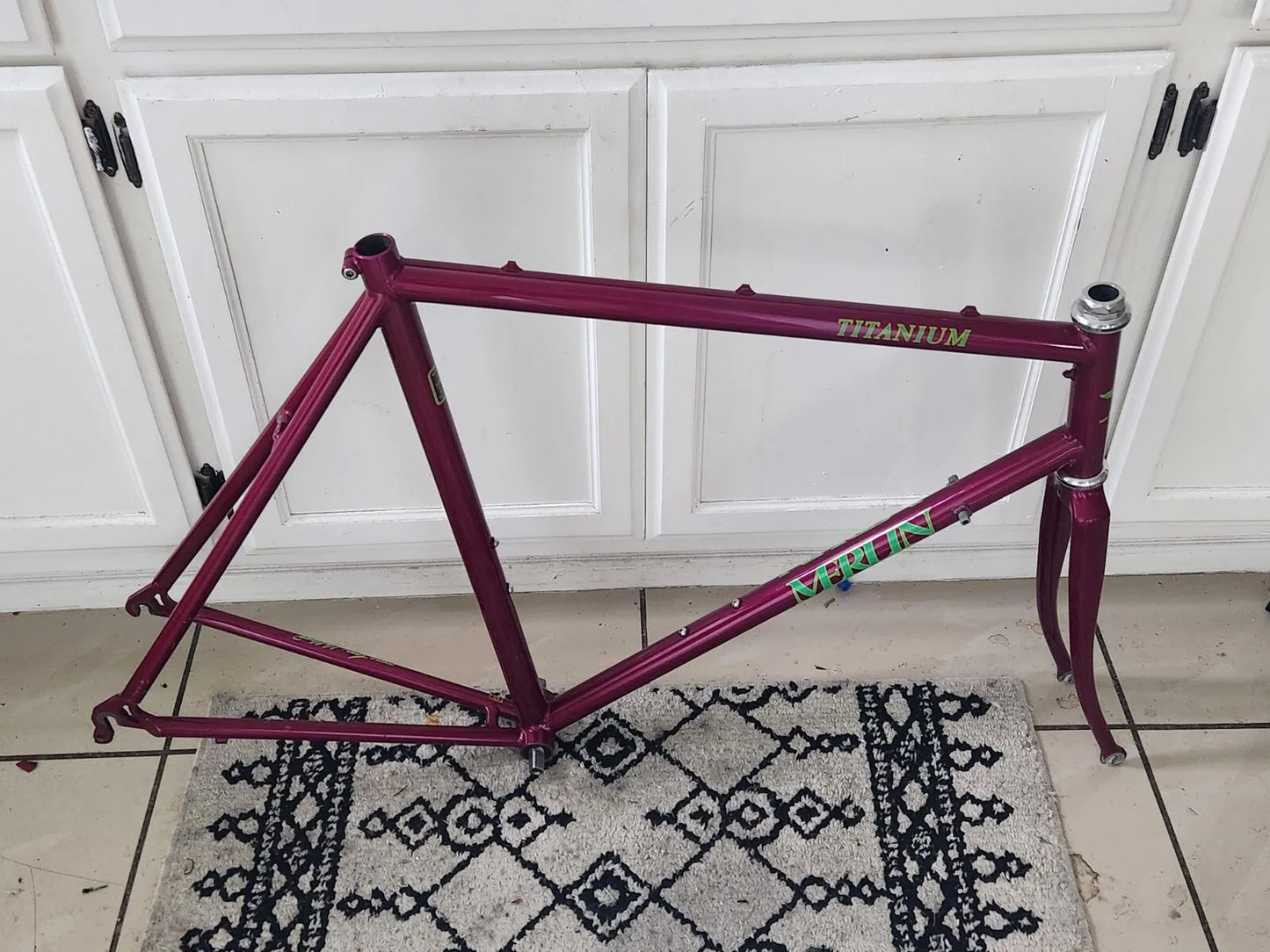 Vintage Merlin Titanium 58cm Tom Kellogg Joe Bell