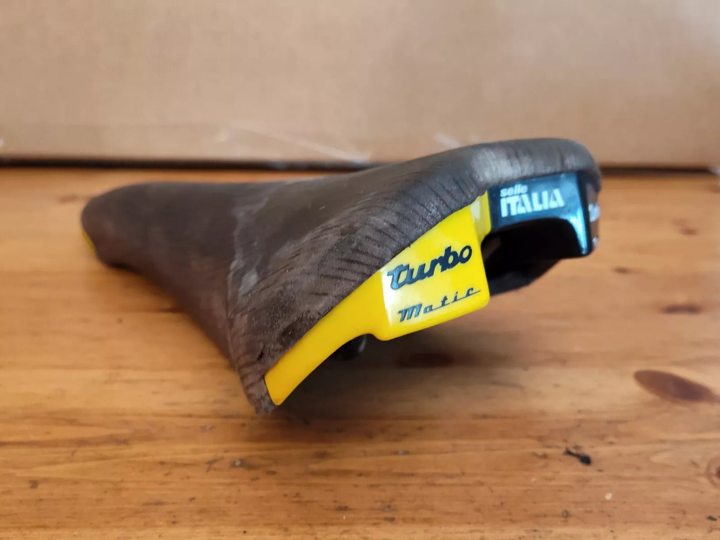 Selle Italia Turbo Turbomatic Brown Textured Leather