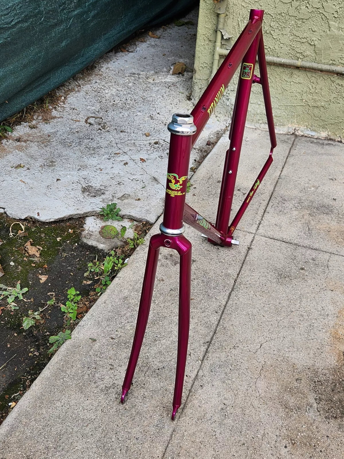 Vintage Merlin Titanium 58cm Tom Kellogg Joe Bell